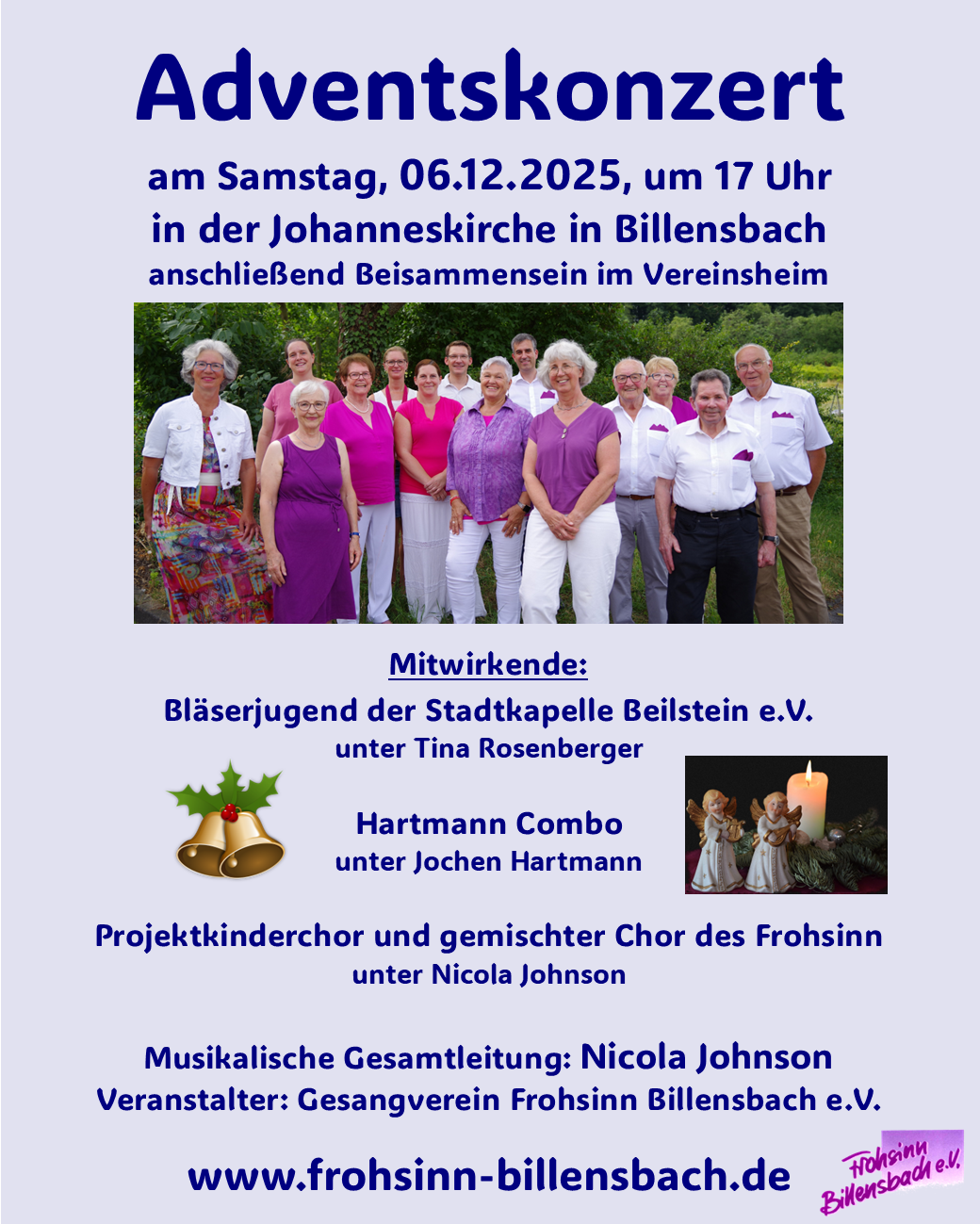 Plakat Adventskonzert 2025